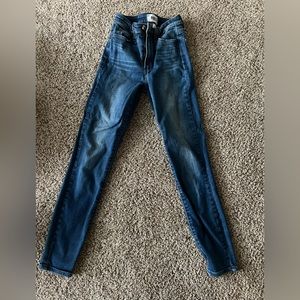 PAIGE Jeans - Transcend Vintage - Margot High Waist Crop Skinny Jeans - Size 23